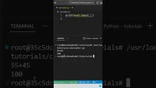 Create a Simple Calculator with just 1 Line of Code !!! | Python tutorial for Beginners