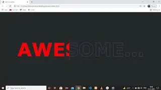 Text Animation Using CSS only | Nizami Coding.