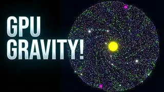 Simulating 2D Gravity with Compute Shaders in Godot (open source)