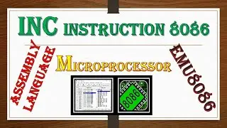 Increment instruction of 8086 microprocessor in assembly language || INC AX in emu8086