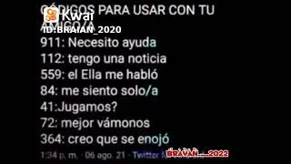 codigos para hablar con tus amigos #shots