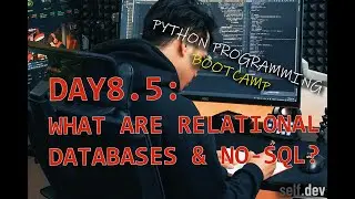 What are Databases & SQL Intro - Jonnys issue w/ PostgreSQL | How to learn python programming Day8.5