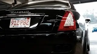 STRAIGHT PIPED Maserati Quattroporte Sport GT Revs and Acceleration
