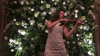 Rebecca Cherry performs pop/ edm hits for private party on electric violin