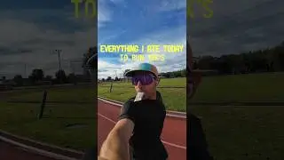 Everything I ate today to run 13km