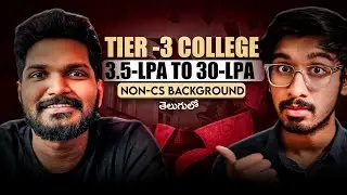From Tier-3 College To 30LPA Job🔥.GATE Exam Tips In Telugu || Jobs in 2024