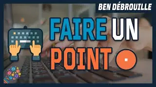 Comment faire un point sur un clavier d'ordinateur ?