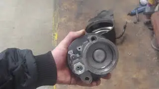 Lifted Chevy truck power steering pump modification