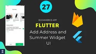 Flutter E Commerce Add Address and Summer Widget  UI Part 1 | بالعربي