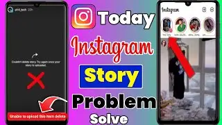 unable to upload this item Instagram story || unable to upload this item Delete |Tech Vashu Youtuber