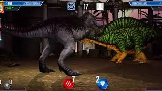 sblocco l'acrocantosauro Jurassic world the game