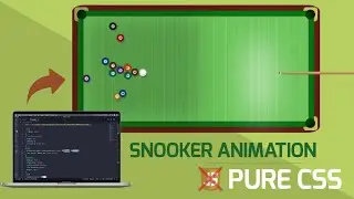 Snooker Game Animation - Pure CSS