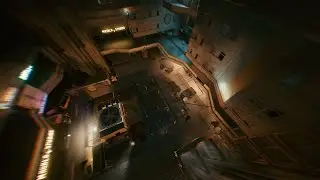 Cyberpunk 2077--getting as close to the Megabuilding 10's marketplace as knowingly possible