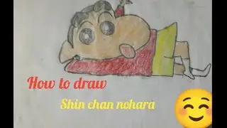 How to draw shinchan nohara