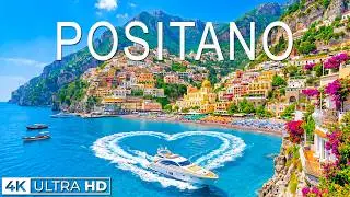 Positano Italy 4K Drone Footage | Amalfi Coast Paradise & Stunning Mediterranean Views