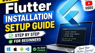 Flutter Installation setup guide step by step new video 