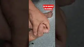 Toes Jammed Together? Give this a try.