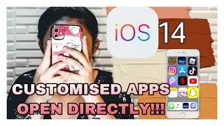 NO SHORTCUTS POP-UP || HOW TO MAKE CUSTOM APPS OPEN DIRECTLY || iOS 14|| Jiar 'n Claire