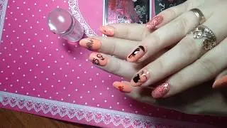 Новый маникюр ко дню влюбленных!