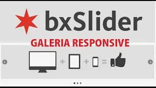 Galeria bxSlider responsive HTML JS