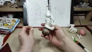 🐘🐘 Ватная игрушка.СЛОНИКИ.из серии (слонов много не бывает). Урок 14. Соединяем детали.Набор объема.