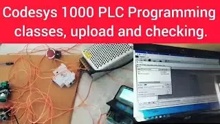 Codesys 1000 Plc programming classes, upload and checking.