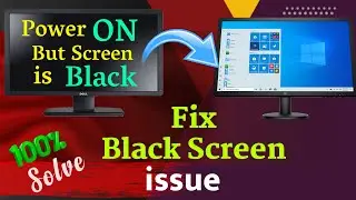 How to Fix Black Screen issue On pc 2023 || Fix Black Screen problem on Computer in Hindi 🔥🔥