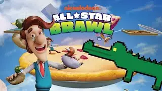 Nickelodeon All-Star Brawl - Arcade (Hugh Neutron) - It's Hugh Time!!!