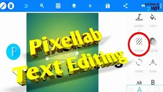 Text Background Image In Pixellab | Pixellab Tutorial |how To use pixellab |Technicalupt
