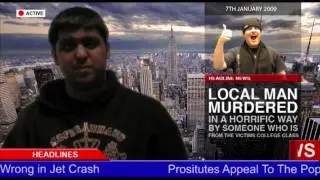 Murder in N234 - News at Nine