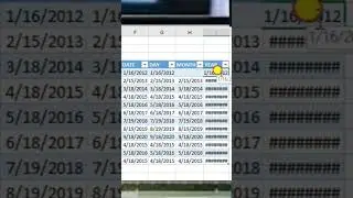 How to Quickly Split Dates into Separate Day, Month, and Year Columns in Excel.visit my channel