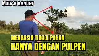 CARA MENAKSIR TINGGI HANYA MENGGUNAKAN PULPEN | PRASMAJA TV