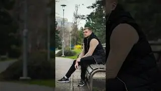 How to take cool photo shot on the bench. Editing process in the end 