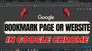How to Bookmark any Page or Website in Google Chrome (2024)