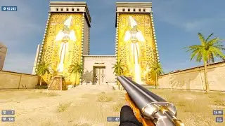 Serious Sam HD: The Second Encounter - Legend of the Beast DLC Final Boss Fight 4K Ultra HD