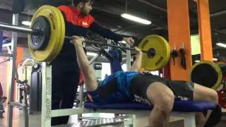 Жим лежа 100 кг на 27 раз (30.01.16)