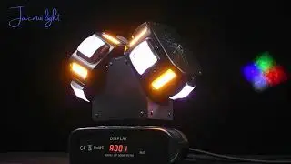 Double-Headed LED Beam and Laser Moving head light effect