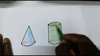 how to draw a cone and a cylinder? drawing lessons for kids