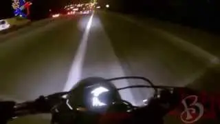 Погоня от дпс на мотоцикле
