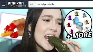 I Try The Weirdest Amazon Products (Food, Sprays, Candles, Lights, more) ... Fiona Frills