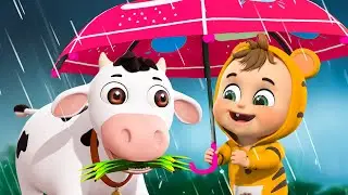 Rain Rain Go Away | Leo Saving cow | Lola The Cow Song | Nursery Rhymes and Kids Songs