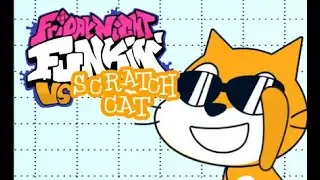 Friday Night Funkin'-Boyfriend VS Scratch Cat[FNF MOD/HARD]