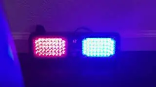 Xprite Flip-Down Visor Light - Pattern Demo