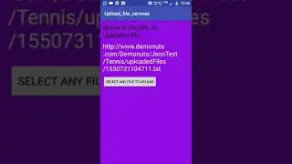 android upload file to server