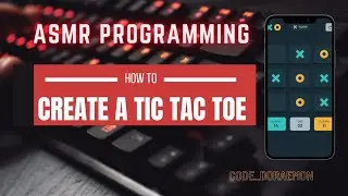 ASMR PROGRAMMING TIC TAC TOE GAME USING PYTHON|CODE DORAEMON|PYTHON FOR BEGINNERS