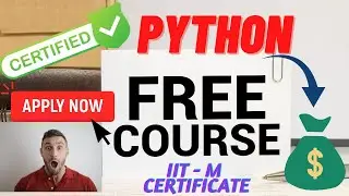 Learn Python for Free | IIT - M Certification Course | GUVI Free Python Course