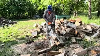 Aaron A Lynch ported 400c blocking up firewood 