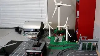 City Expansion 4 Placing wind turbine and running test train