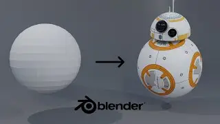 How to make BB8 Blender 3.0 Tutorial