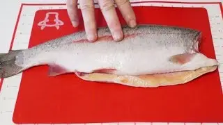 How to deliciously salt trout. Salted trout.